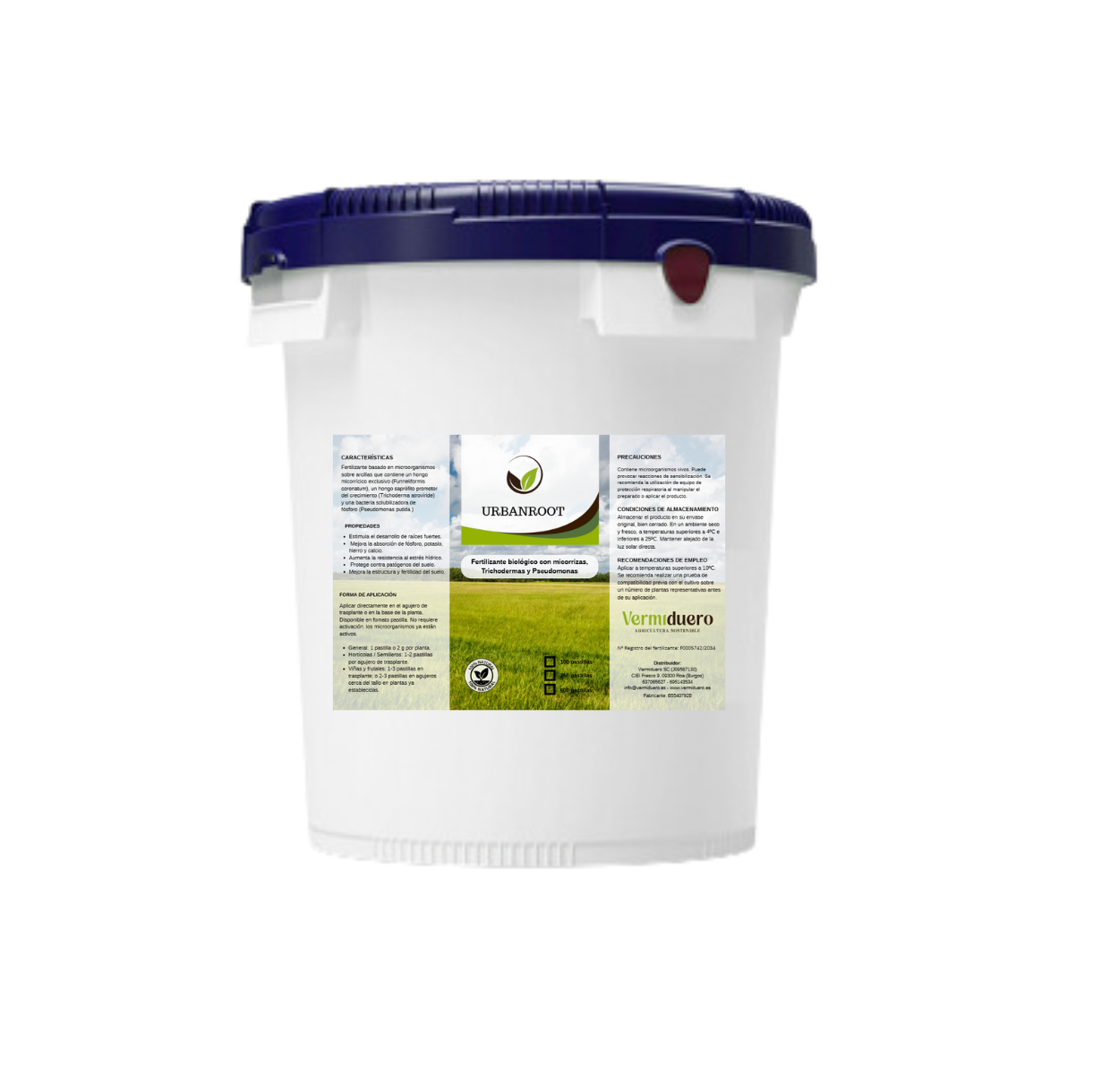 URBANROOT – Fertilizante biológico con micorrizas, Trichoderma y Pseudomonas