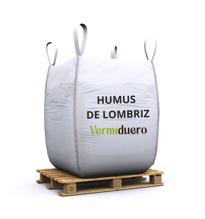 Big bag 1000 litros humus de lombriz Vermiduero